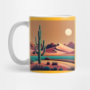 Abstract Desert Landscape Mug